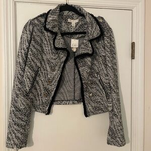 Cato Black and White Blazer Fitted Suit Jacket